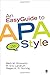 An EasyGuide to APA Style (EasyGuide Series) by Schwartz, Beth M. (Meryl), Landrum, R. (Ronald) Eric, Gurung (2013) Plastic Comb
