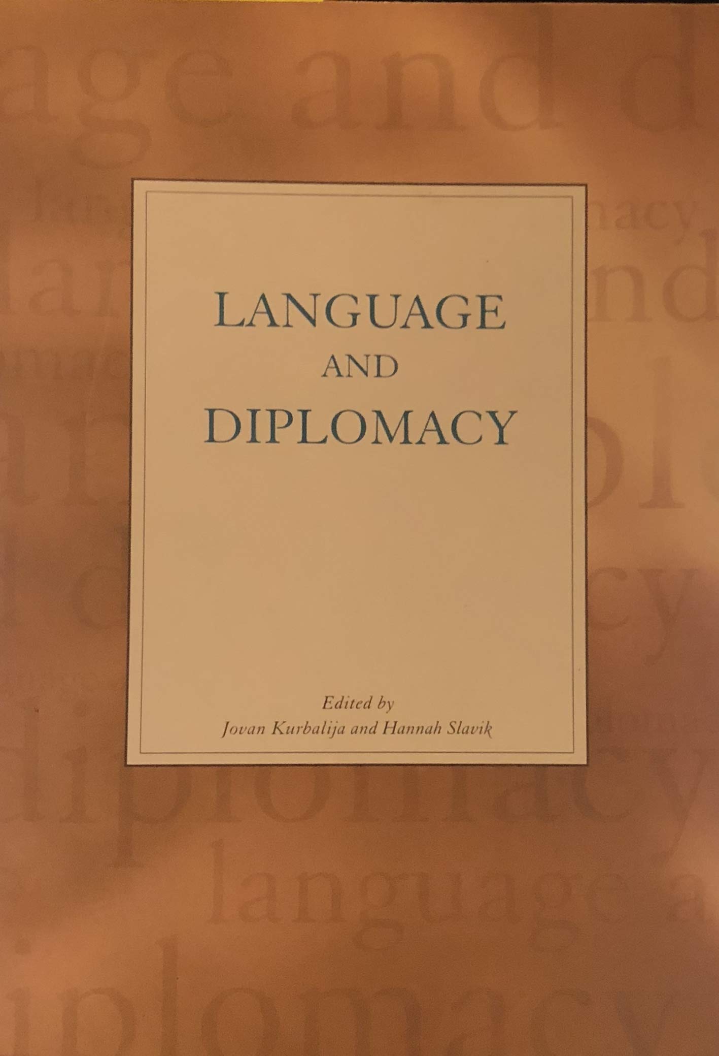 Language and Diplomacy (Paperback)