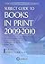 Subject Guide to Books in Print 2009-2010