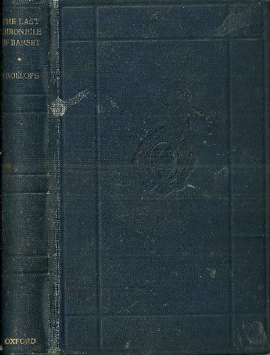 The last chronicle of Barset,