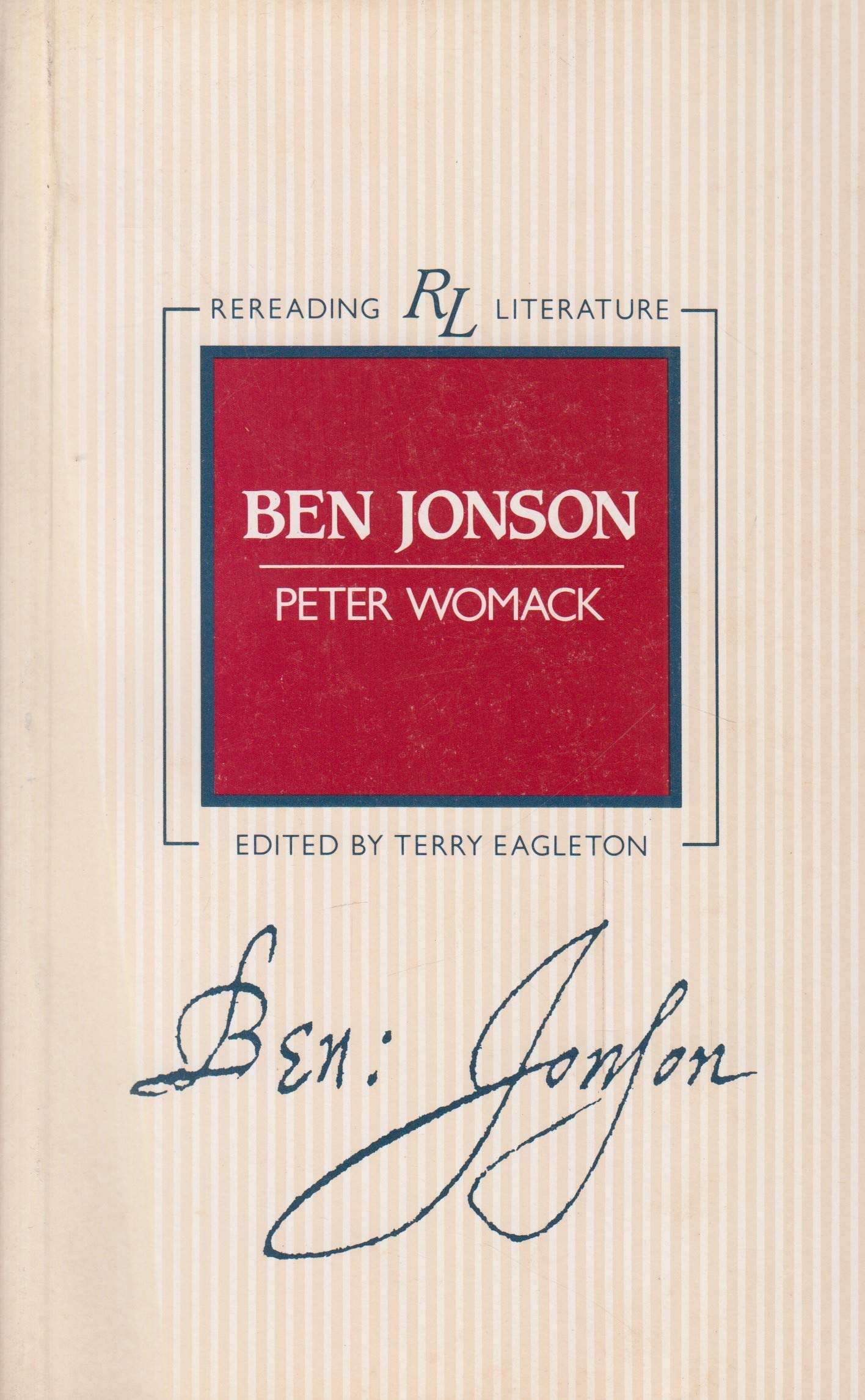 Ben Jonson (Rereading Literature)
