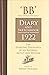 DIARY AND SKETCHBOOK 1922