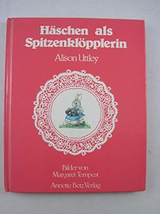 Häschen als Spitzenklöpplerin