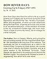 Bow River days: Growing up in Calgary, 1927-1951
