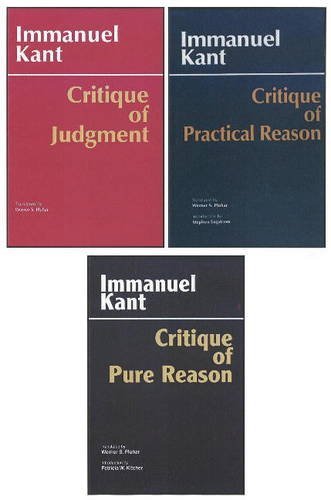 Three Critiques, 3-volume Set: Vol. 1: Critique of Pure Reason; Vol. 2: Critique of Practical Reason; Vol. 3: Critique of Judgment (Hackett Classics) by Immanuel Kant (2002-10-01)