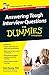 Answering Tough Interview Questions For Dummies by Yeung, Rob (2013) Paperback