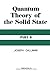 Quantum Theory of the Solid State: Part B by Callaway, Joseph (1974) Paperback