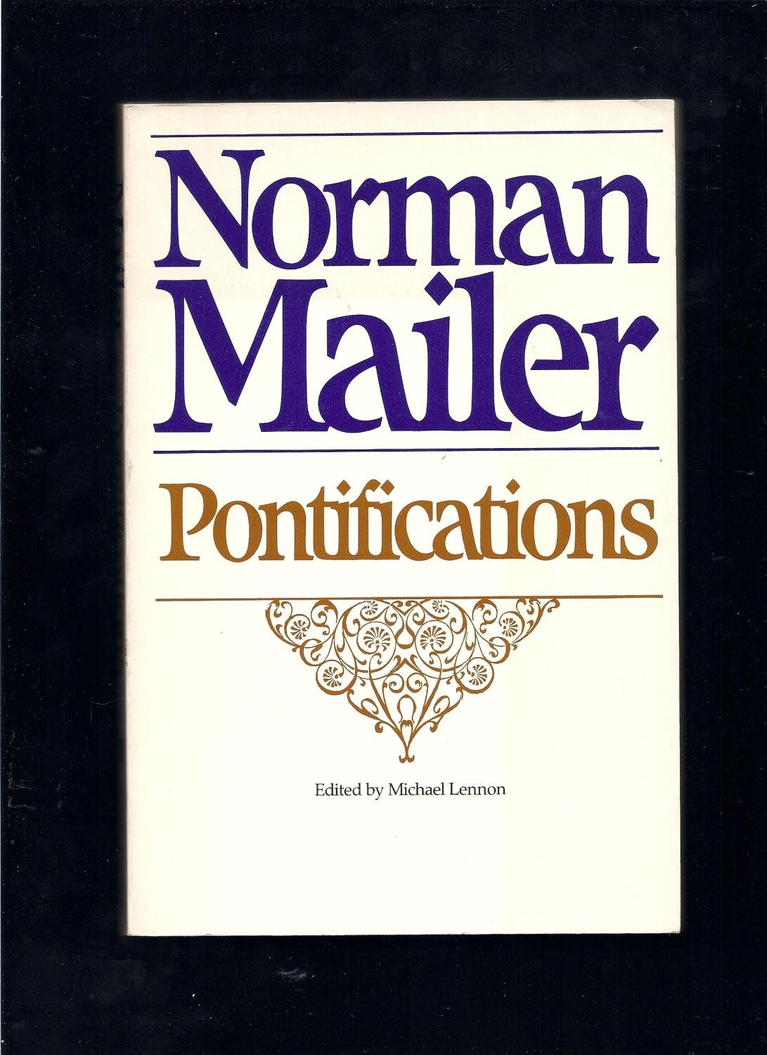 Pontifications: Interviews (Paperback)