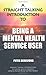 Straight Talking Introduction to Being a Mental Health Servic... by Peter Beresford