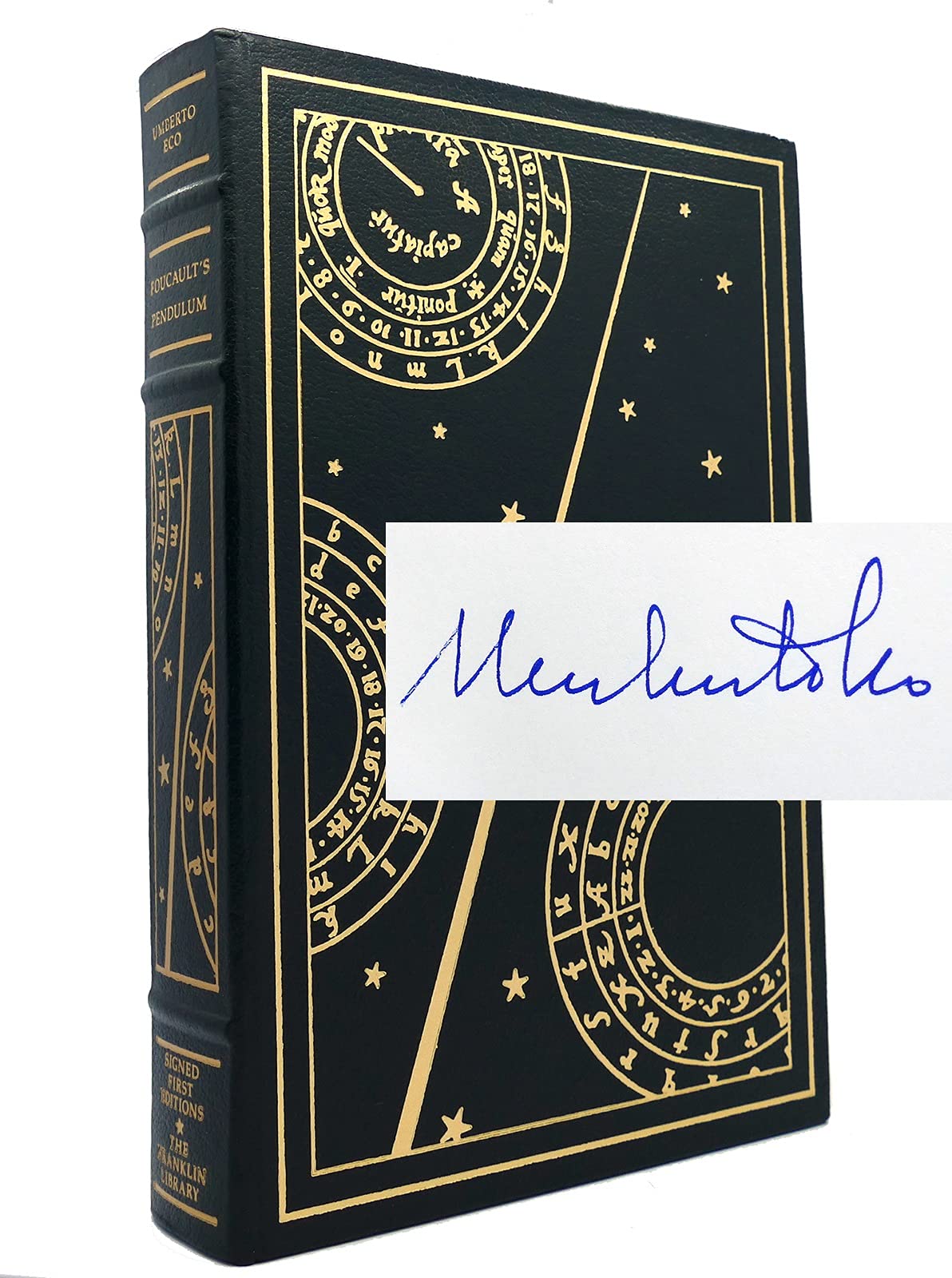 FOUCAULT'S PENDULUM Signed 1st Franklin Library