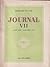 Journal VII (Aout 1931 - Oc...