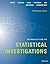 Introduction to Statistical Investigations Preliminary edition by Tintle, Nathan, Chance, Beth L., Cobb, George W., Rossman, A (2014) Paperback