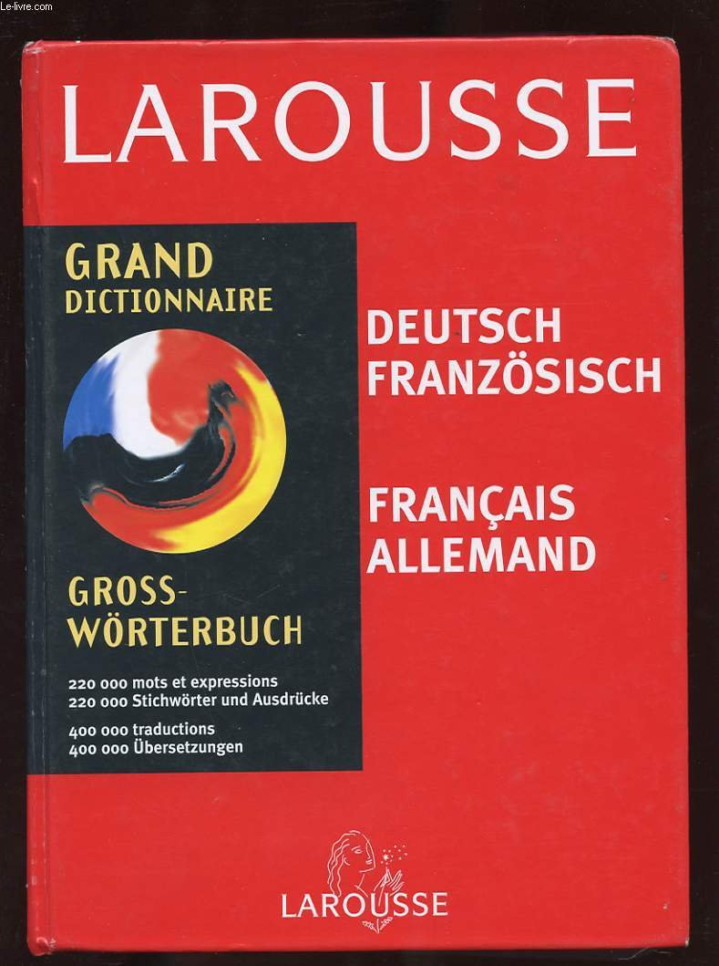 Grand Dictionnaire Langenscheidt  Allemand-Français (Hardcover)