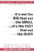 It's Not the Big That Eat the Small...It's the Fast That Eat the Slow( How to Use Speed as a Competitive Tool in Business)[ITS NOT THE BIG THAT EAT THE S][Paperback]