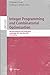 Integer Programming and Combinatorial Optimization( 9th International Ipco Conference Cambridge Ma USA May 27-29 2002. Proceedings) [INTEGER PROGRAMMING & COMBINAT] [Paperback]
