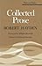 Collected Prose (Poets on Poetry) by Robert Hayden (1984-09-15)