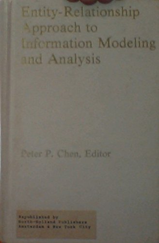Entity Relationship Approach to Information Modeling and Analysis (Hardcover)