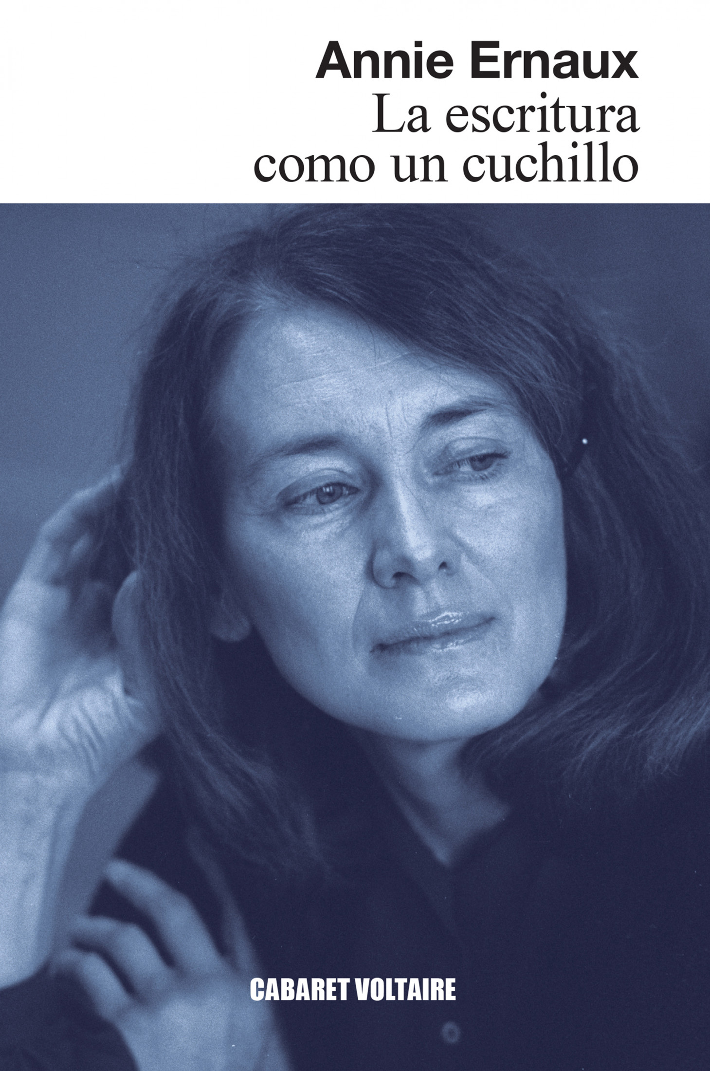 Portada de La escritura como un cuchillo, de Annie Ernaux