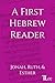 A First Hebrew Reader: Jona...