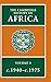 The Cambridge History of Africa (Volume 8) (1985-01-25)