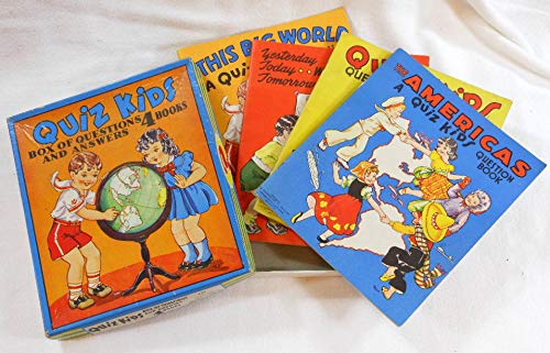 Quiz Kids. Box of Questions and Answers. 4 Books: Questions and Answers, The Americas, This Big World, Yesterday Today Tomorrow (Paperback)