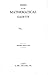 The Mathematical Gazette. I...