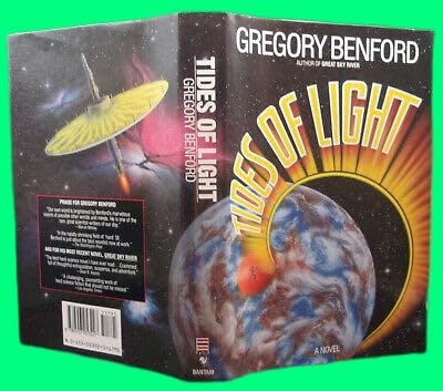 TIDES OF LIGHT First edition SIGNED Fine Hardcover DJ Aliens SF