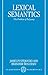 Lexical Semantics: The Problem of Polysemy (1997-01-02)