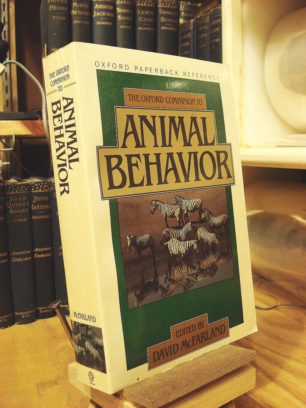 The Oxford Companion to Animal Behaviour (Oxford Quick Reference)