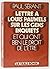 Lettre à Louis Pauwels sur les gens inquiets et qui ont bien le droit de l'être