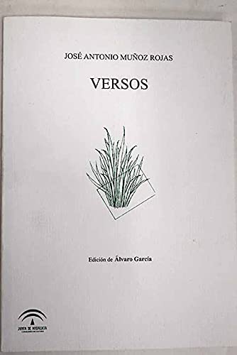 Portada de Versos, de José Antonio Muñoz Rojas