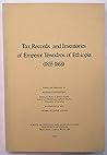 Tax Records and Inventories of Emperor Tewodros of Ethiopia, 1855-1868
