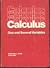 Calculus: One and Several Variables
