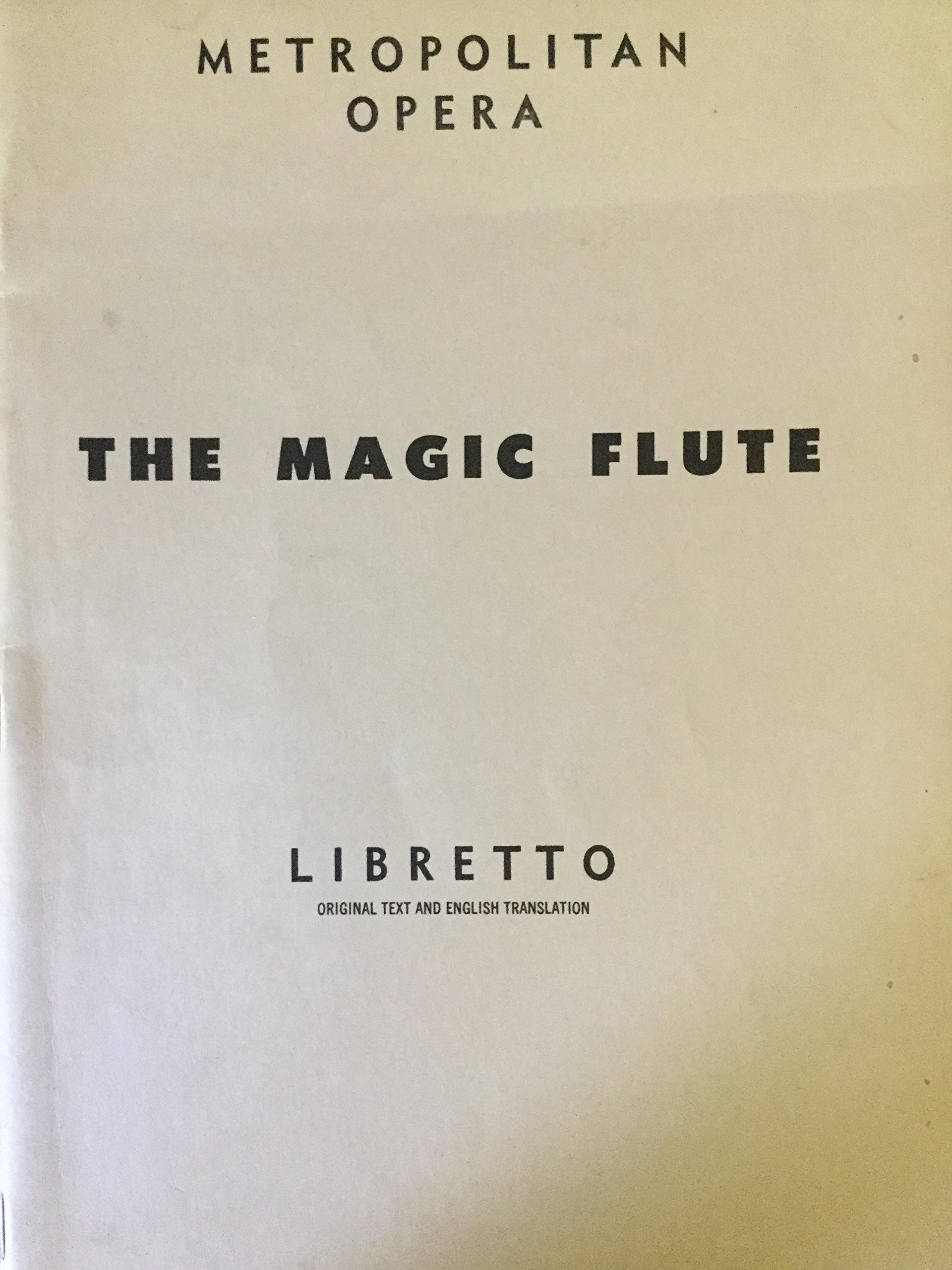 Magic Flute Libretto