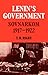 Lenin's Government: Sovnarkom 1917-1922 by T. H. Rigby (July 10,2008)