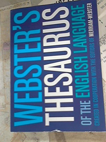 Webster's Thesaurus of the Enlish Language (Unknown Binding)