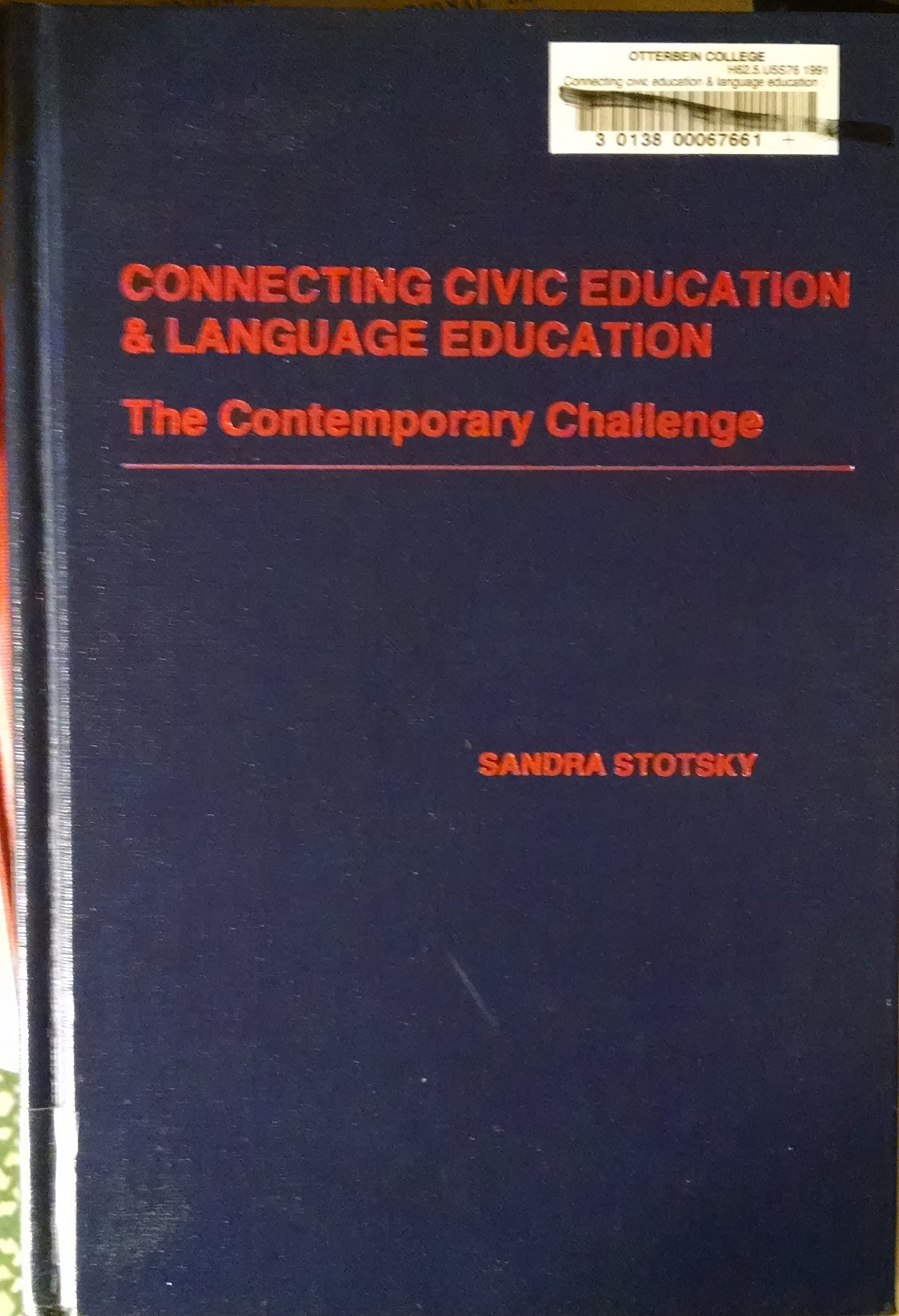 Connecting Civic Education and Language Education (Hardcover)