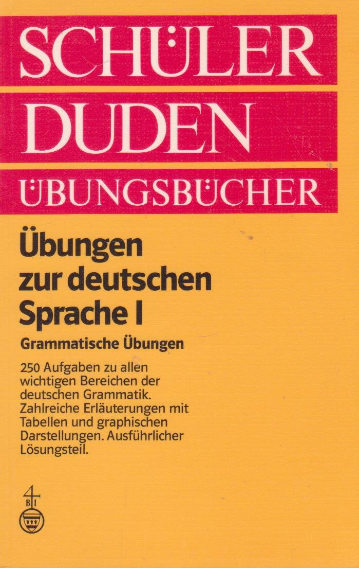 Uebungen Zur Deutschen, Sprache 1/Sdue 5 (Paperback)