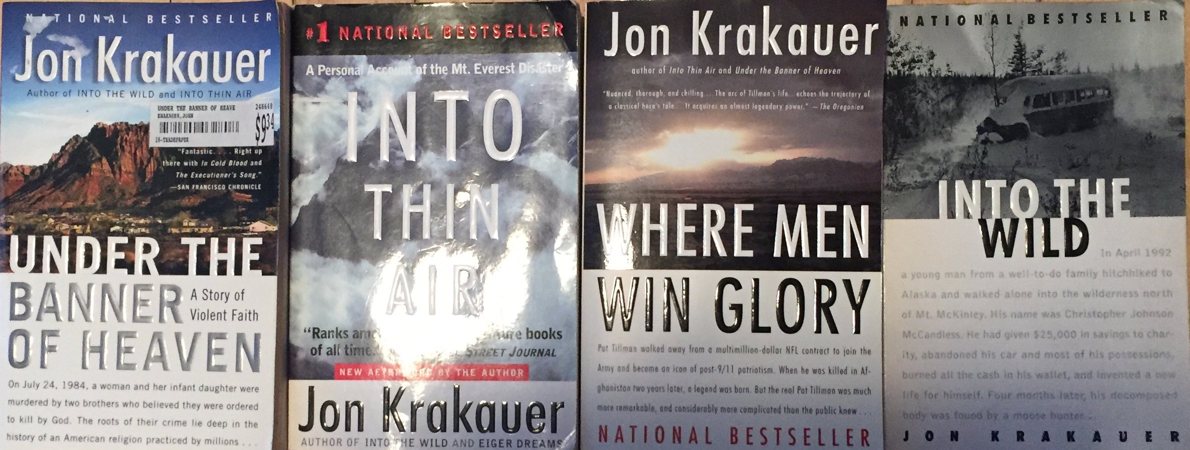 Jon Krakauer Novel Collection 5 Book Set (Paperback)