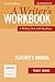 A Writer's Workbook Teacher's Manual: An Interactive Writing Text (Cambridge Academic Writing Collection) 4th edition by Smoke, Trudy (2005) Paperback
