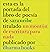 Un montón de escritura para nada [Paperback] URIBE, SARA, URIBE, SARA