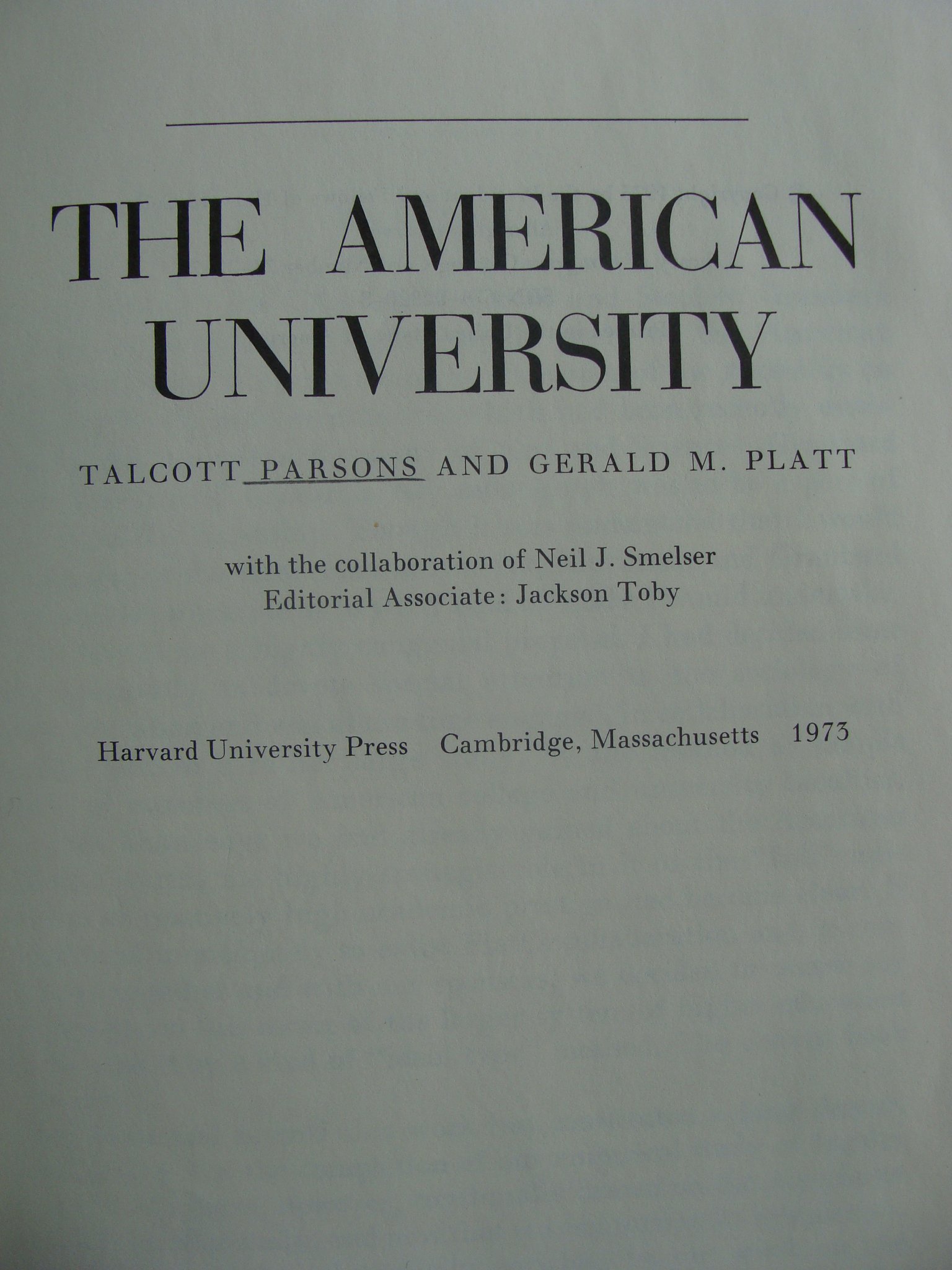 The American University (Hardcover)