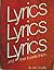 Lyrics, Lyrics, Lyrics