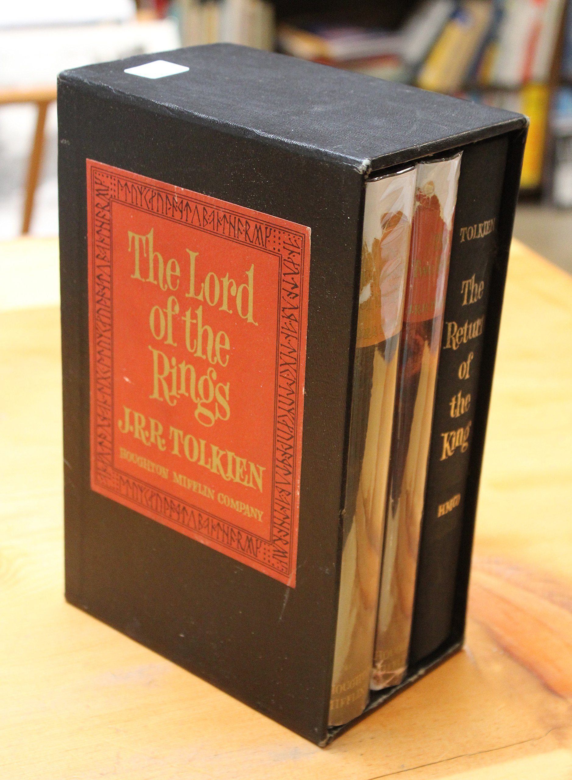 The Lord of the Rings in Three Volumes: The Fellowship of the Ring, The Two Towers, and The Return of the King