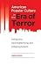 American Popular Culture in the Era of Terror by Jesse Kavadlo