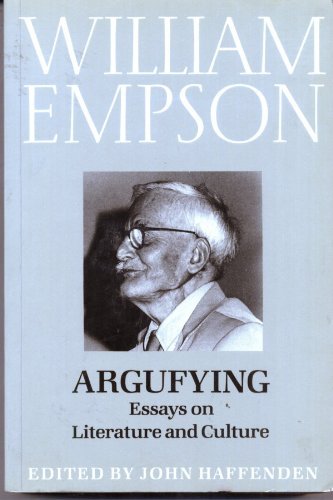 Argufying: Essays on Literature and Culture (Paperback)