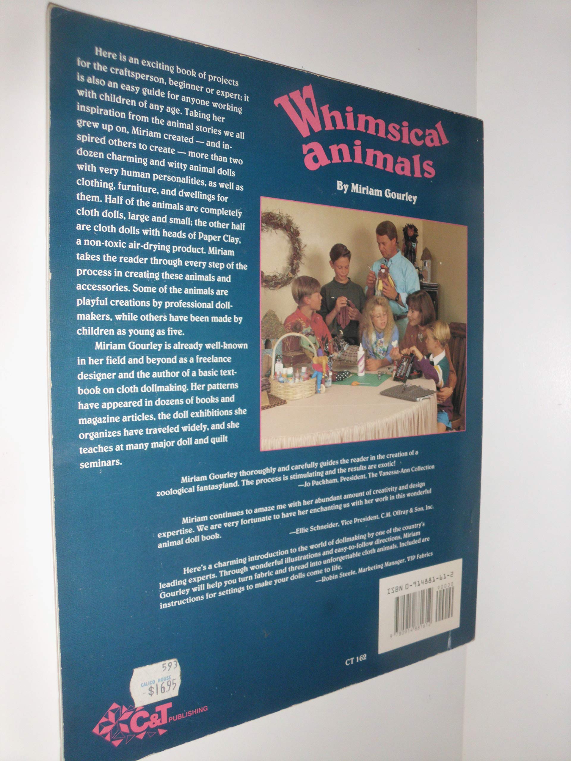 Whimsical Animals: Dolls to Make from Fabric (Paperback)