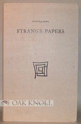 STRANGE PAPERS A COLLECTION OF THE WORLD'S RAREST HANDMADE PAPER. (Paperback)