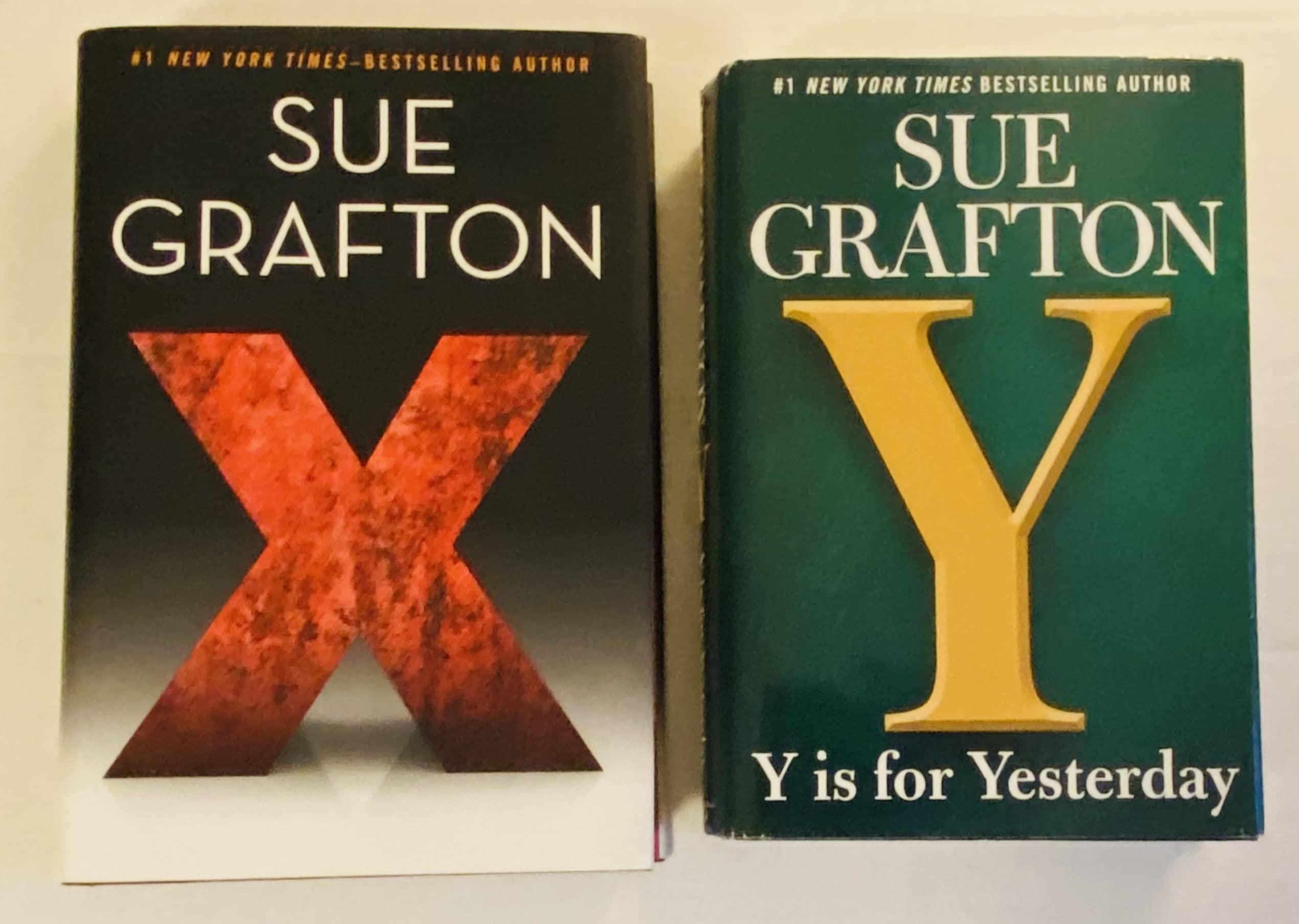 2 Sue Grafton Books! 1) "X" 2) "Y" is for Yesterday (Hardcover)