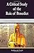 A Critical Study of the Rule of Benedict: Volume 2 (Theology and Faith) by Adalbert de Vog? (2015) Paperback